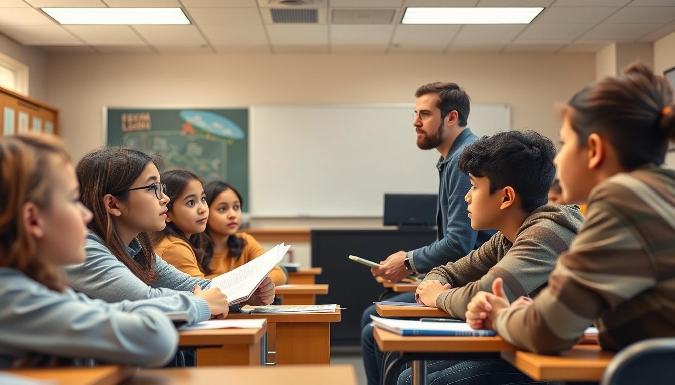Students and educational resources in a modern learning environment
